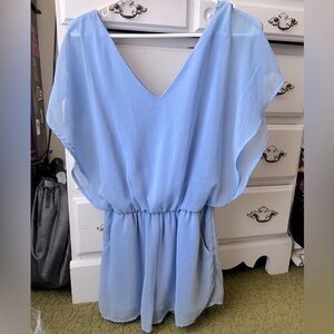 Baby blue romper